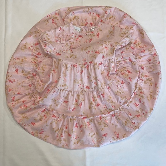 Vintage LIZ CLAIBORNE girls dress • size 3T • pink floral dress - Picture 13 of 14